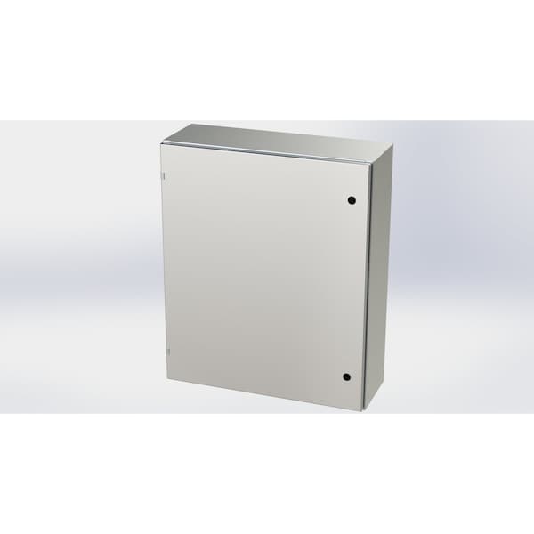 1/4 Turn Latch Electrical Enclosures, 36 in H, 10 in D, 30 in W, NEMA 3R, 4, 4X, 12, 13